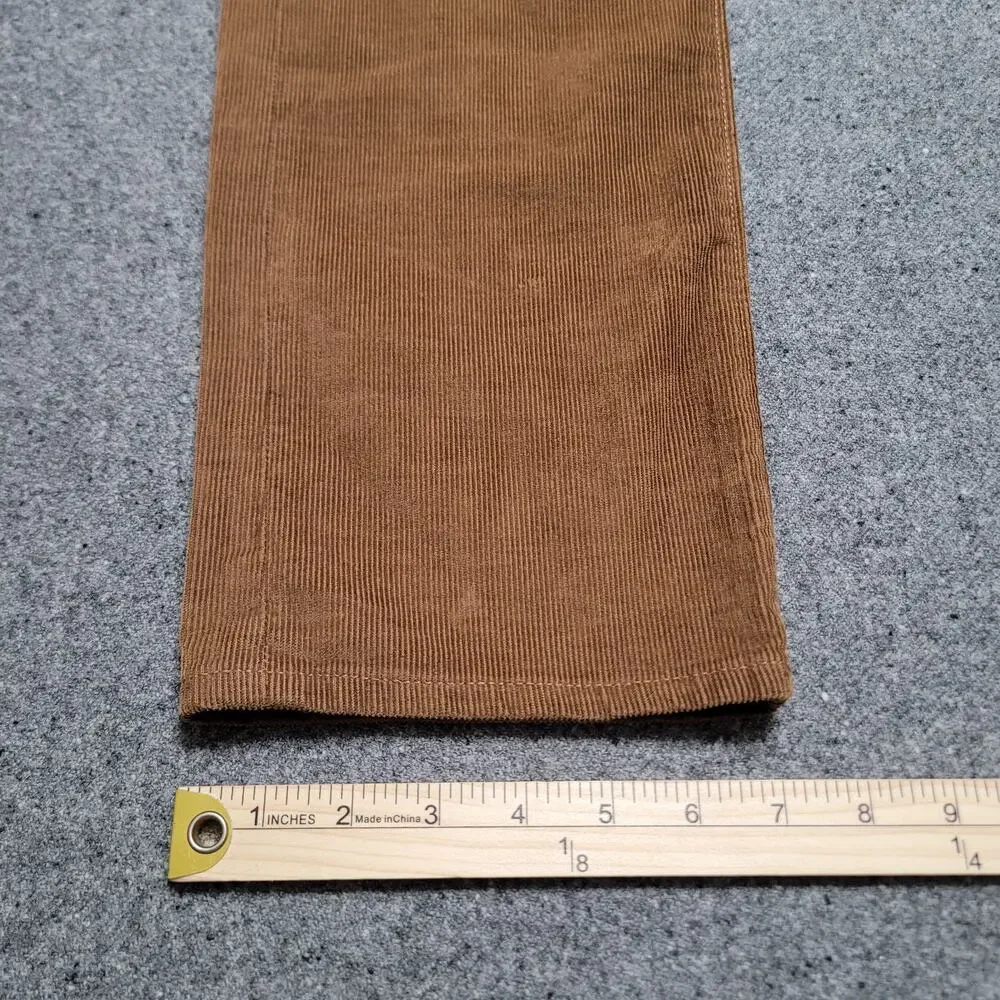 J Crew Pants Mens 34x34 Golden Brown Flex Slim Corduroy Jeans Stretch Preppy